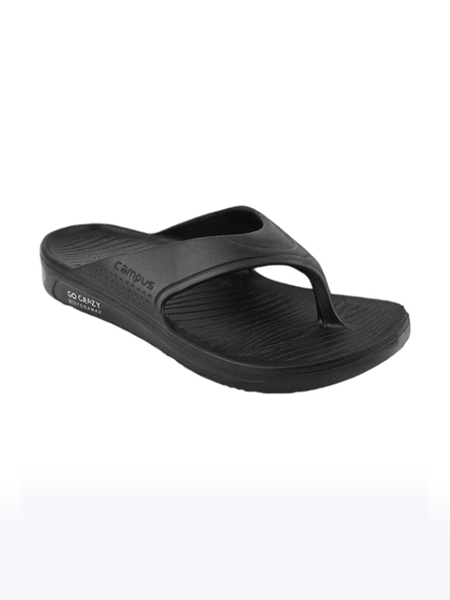 Campus Shoes | Men's Black 2SL 450 Slippers 0