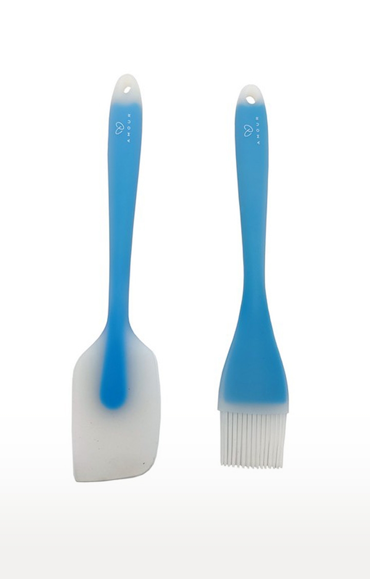 Amour | Amour Silicone Biggest Size Heat Resistant Spatula (Blue) 0