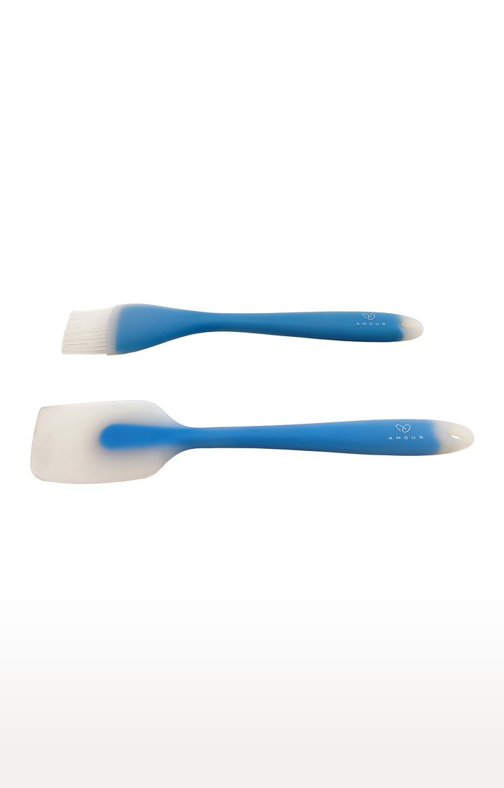 Amour | Amour Silicone Biggest Size Heat Resistant Spatula (Blue) 1