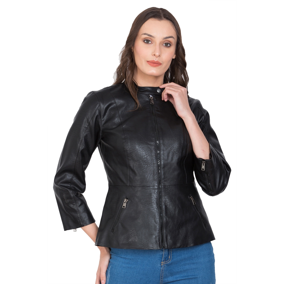 Justanned | JUSTANNED RAVEN WOMEN LEATHER JACKET 0
