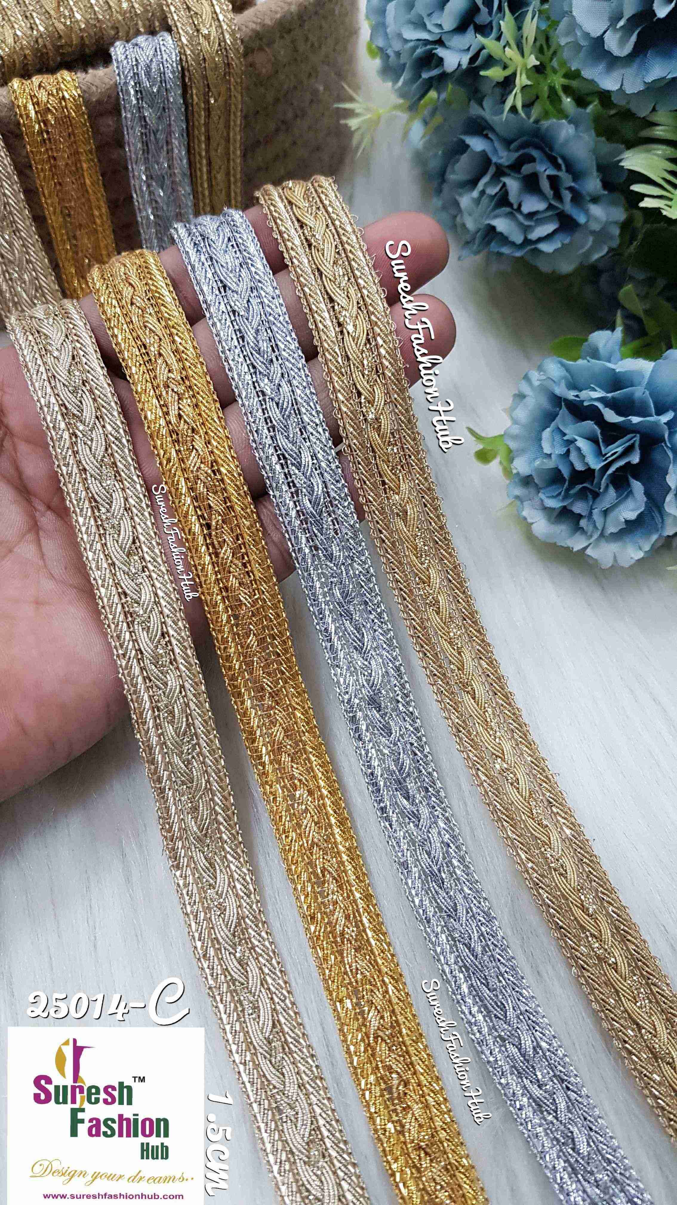Zari Fest Antique Gold Trim Collection