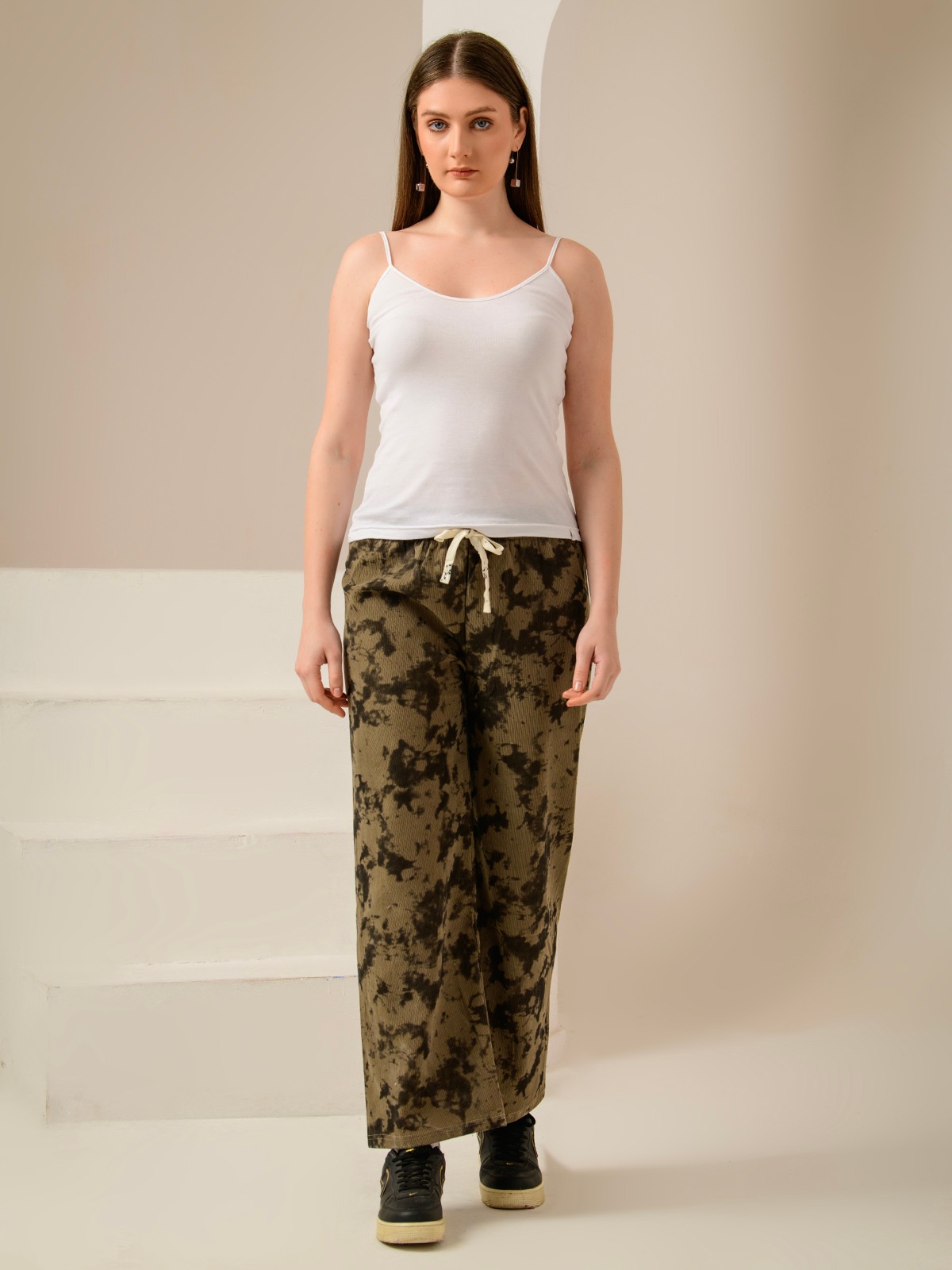 ALBION SMART PRINTD LADIES LOWER HAREM PANT