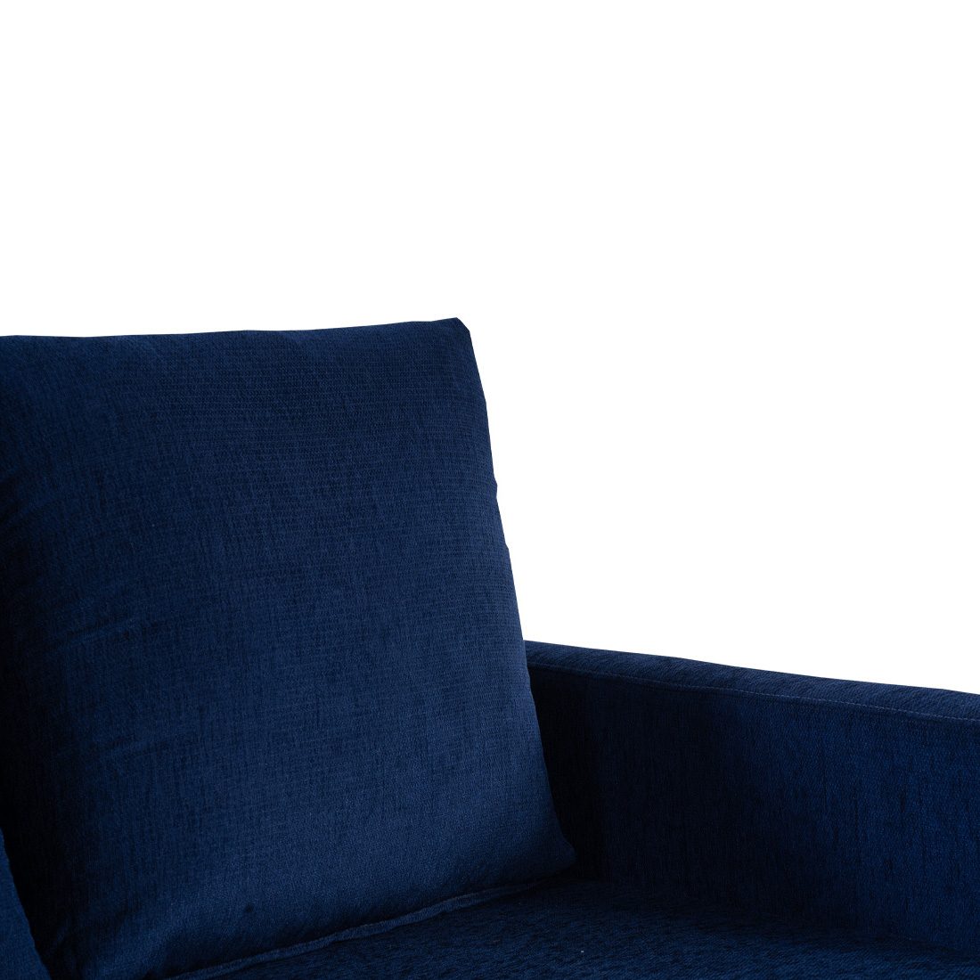 neudot Saya LHS Sectional Sofa for Living Room |4 Person Sofa| Premium Fabric with Cushioned Armrest | 12 Months Warranty| Solid Wood Frame| 4 Seater in Saya Blue Color DIY(Do-It-Yourself)
