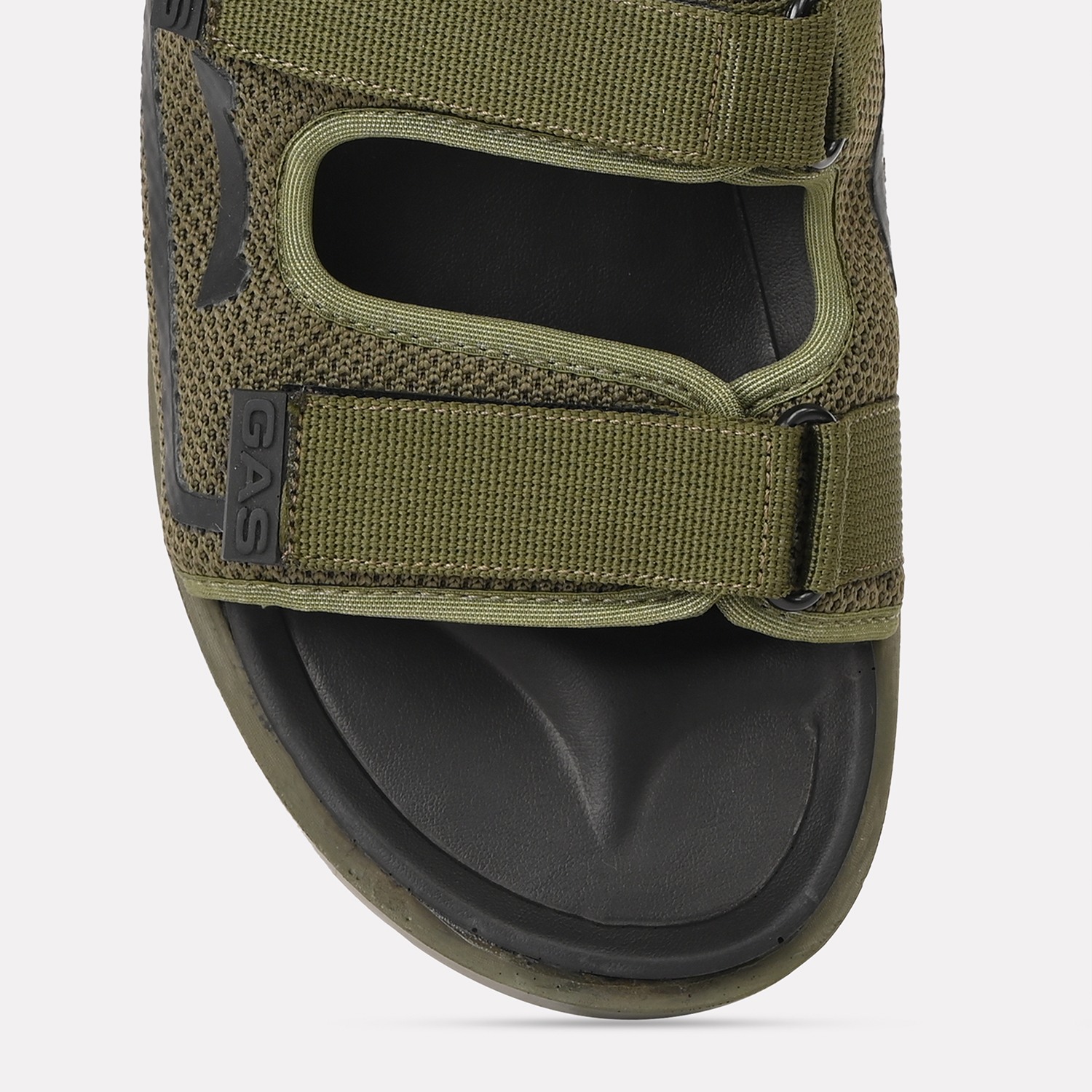 GAS | Men's StrapGrid Olive Sandals|5