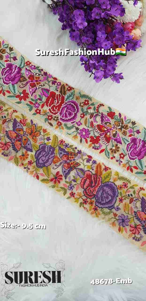 Butterfly Forest Cross Stitch Embroidery Lace – Color No. 4 – 48678-Emb