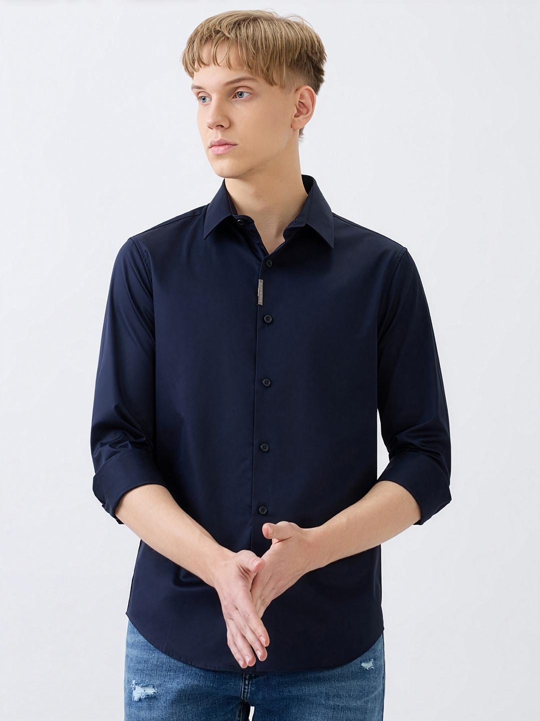 SUPERDRY SLEEK METAL TAB SHIRT