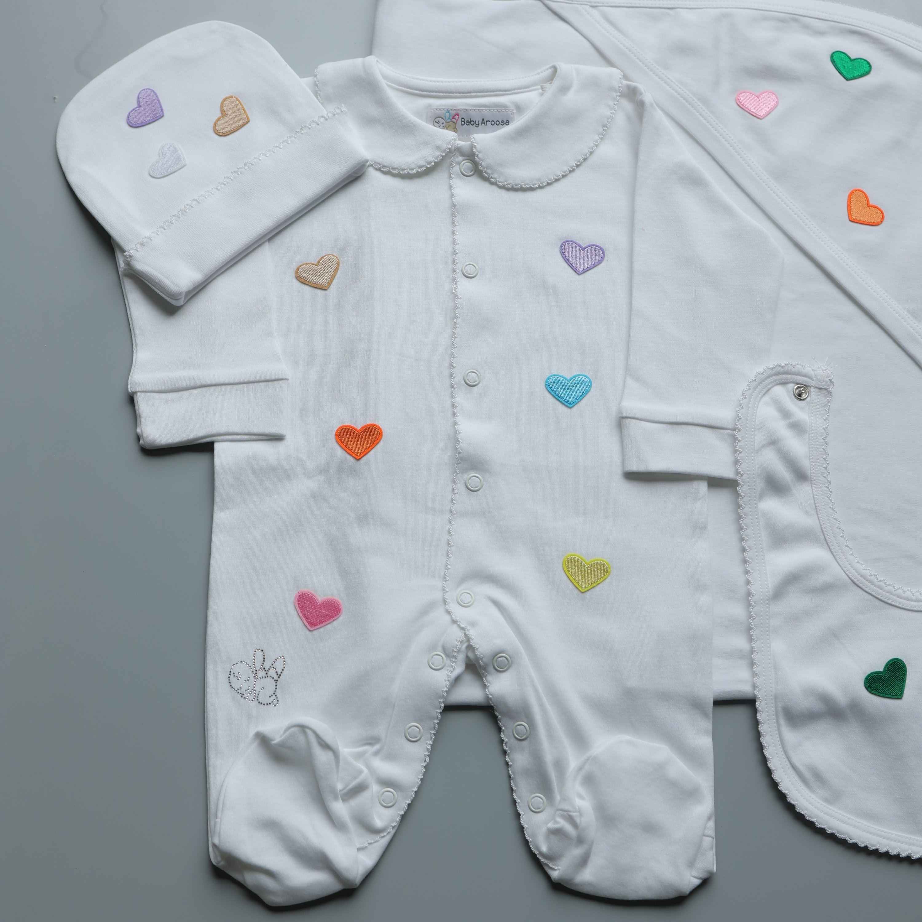 SnowDrop Love Romper Set