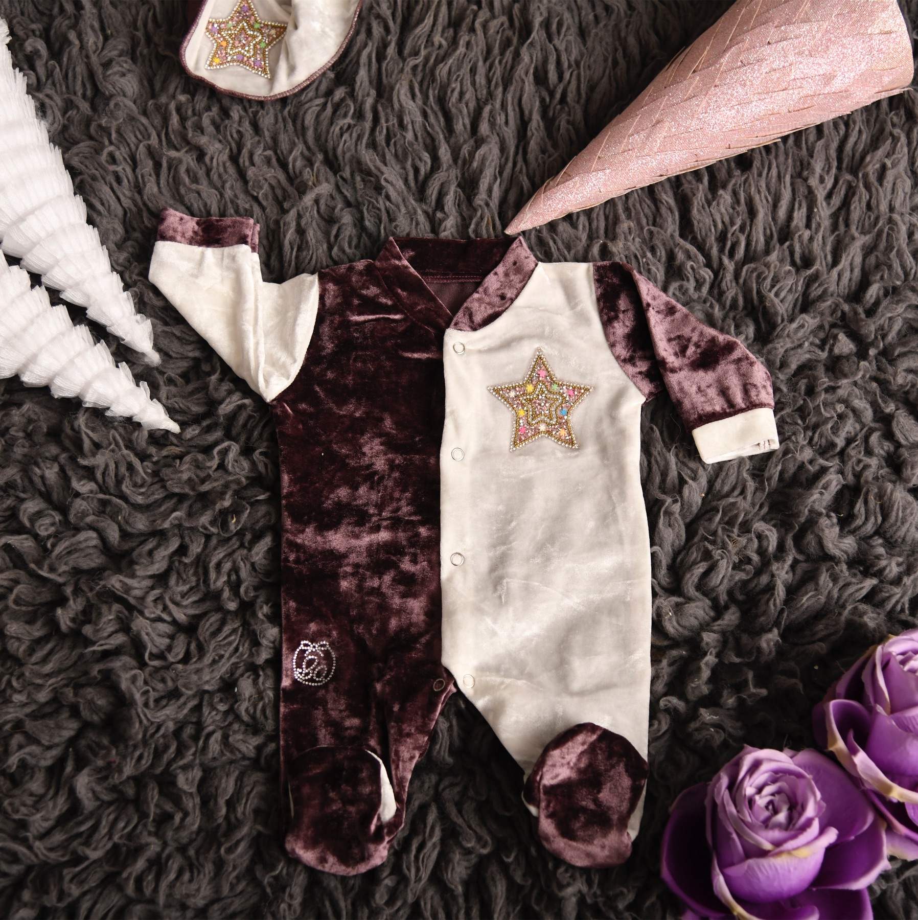 Rainbow Star Romper
