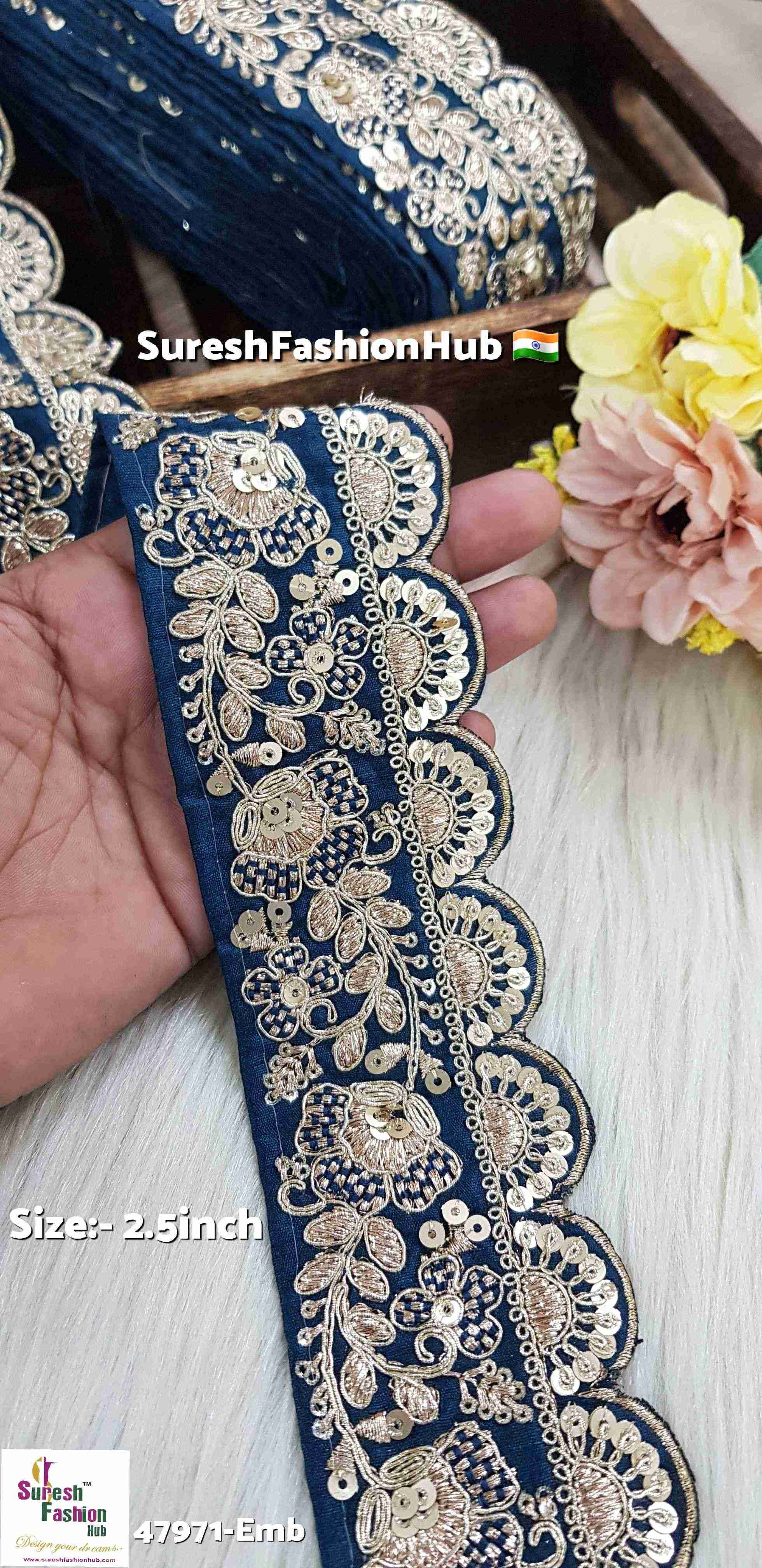 Peacock Floral Radiance Border