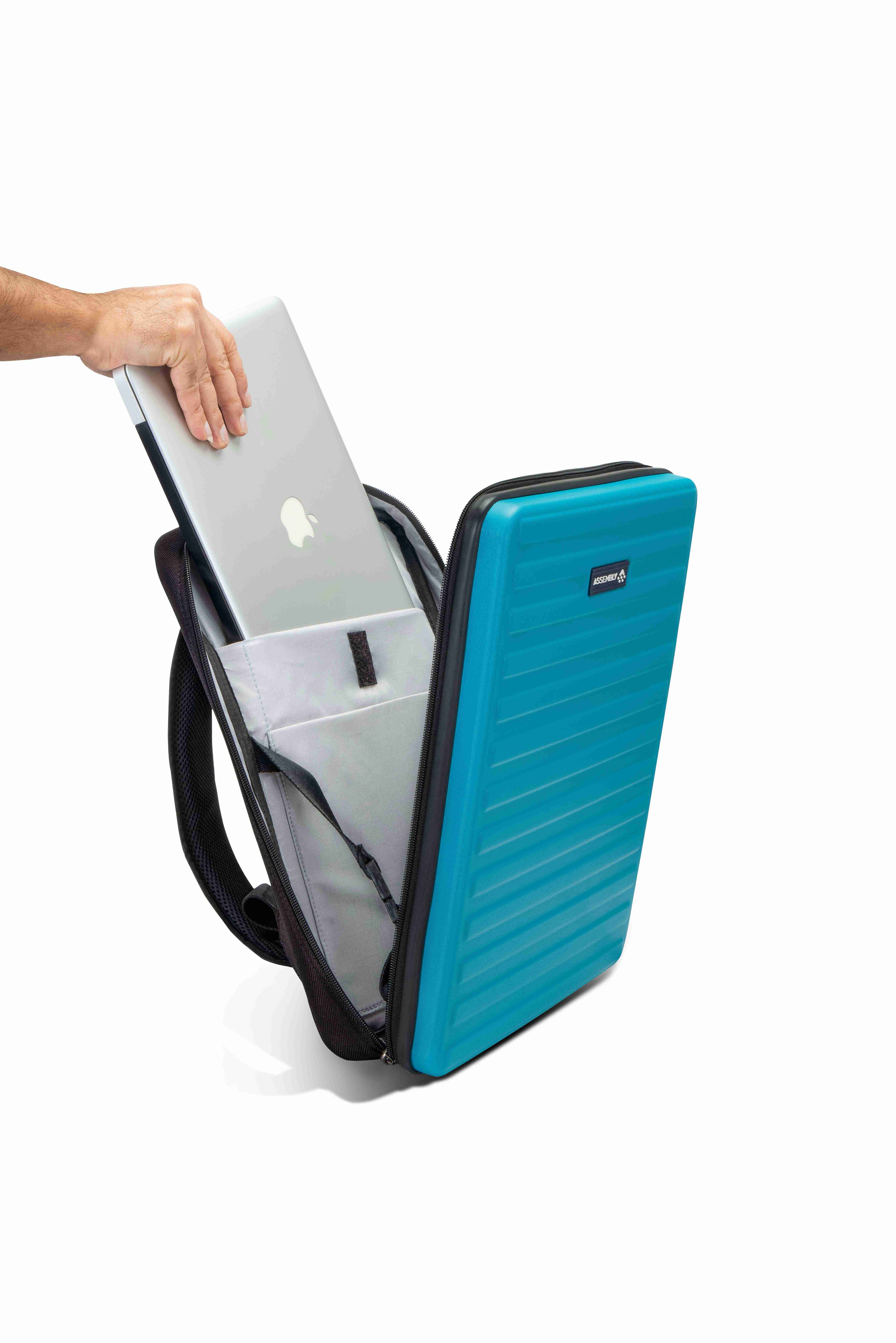 Hard Shell Office Backpack / Laptop Bag | Teal
