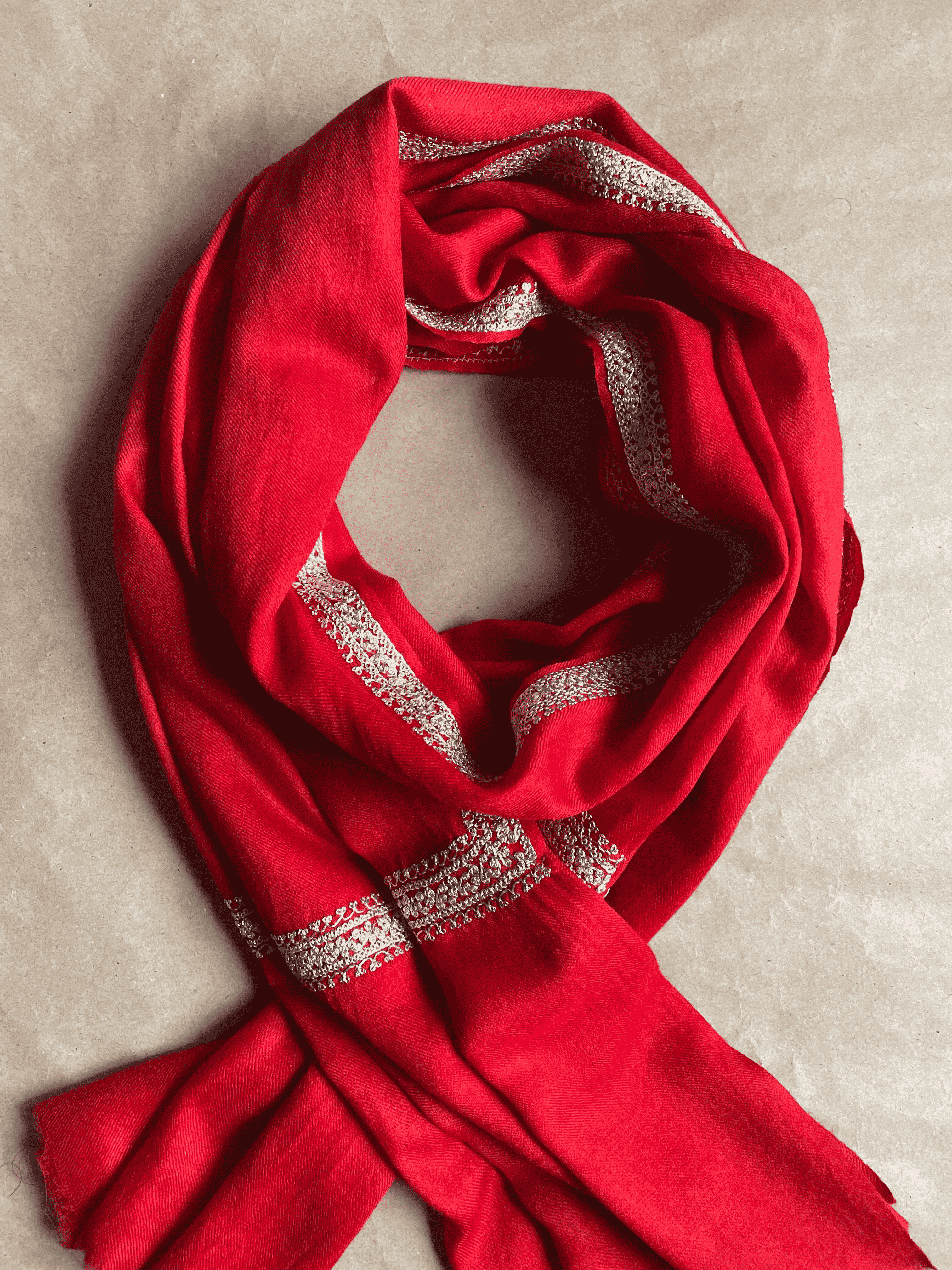 Semi Pashmina Tilla stole