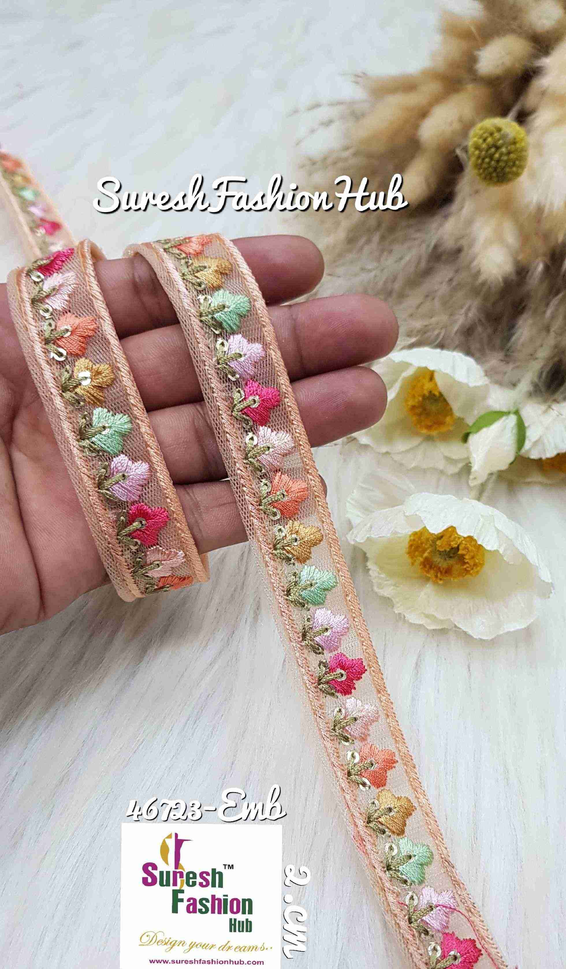 Colorburst  Peach Leaf Designer Trim