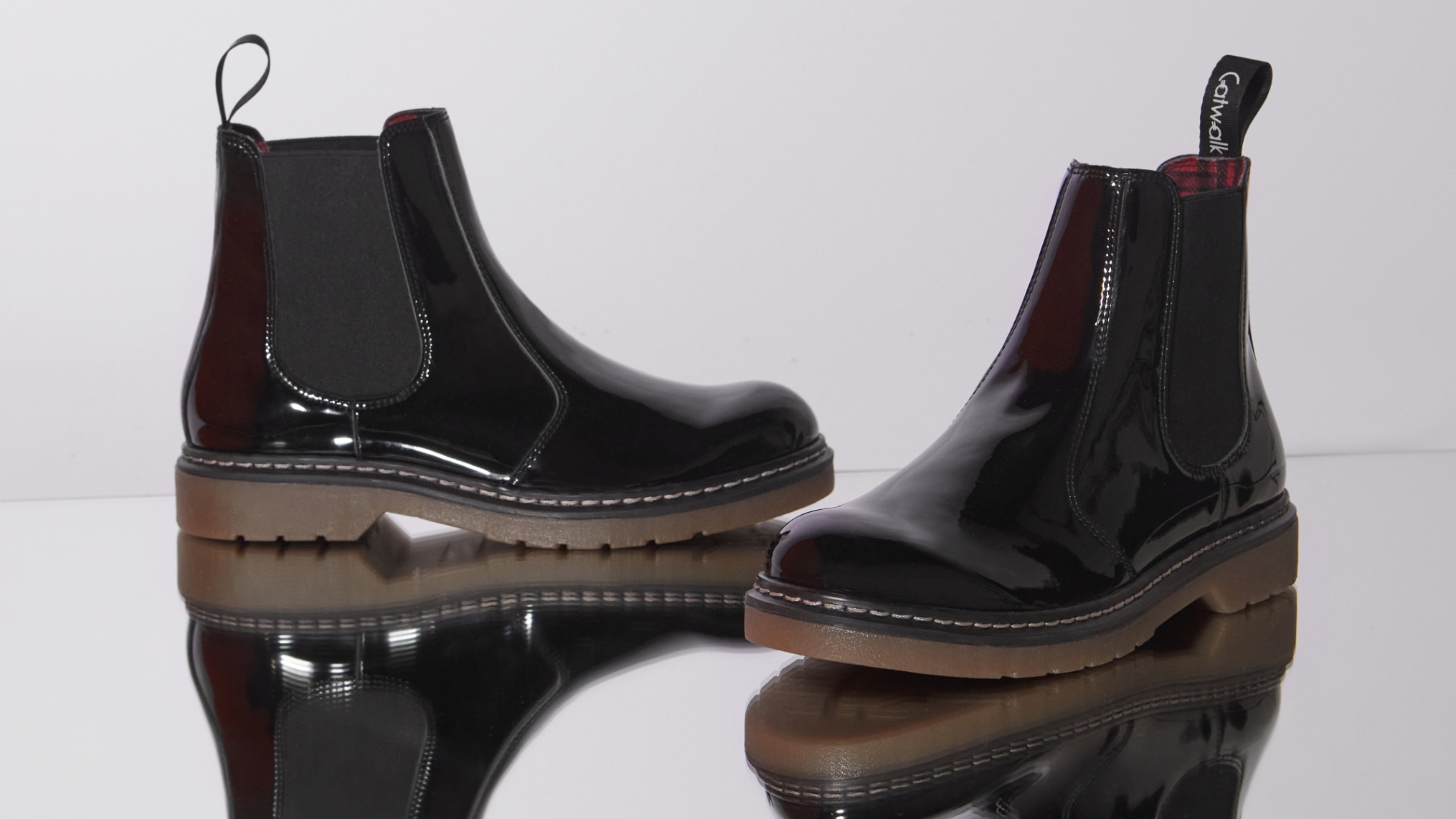 CATWALK | Patent Glossy Heeled Boots