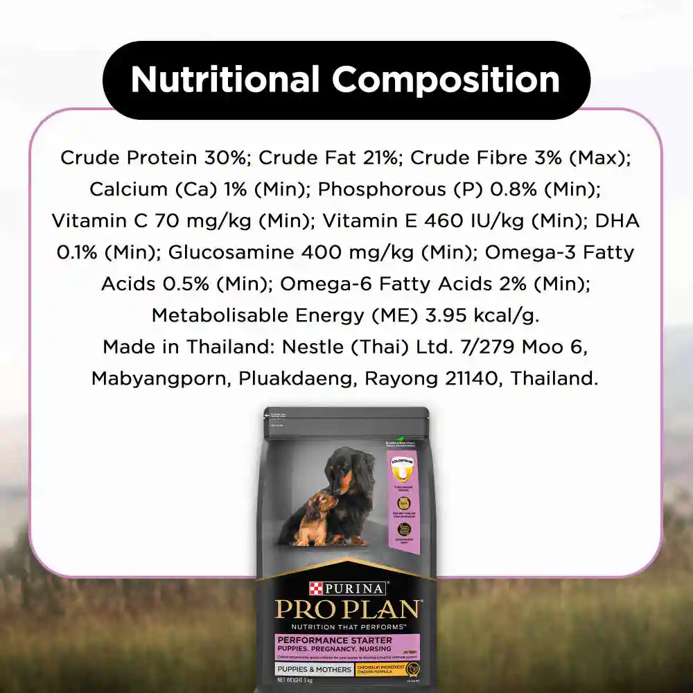 Purina Pro Plan Chicken Mother and Puppy Starter Dog Dry Food 1kg