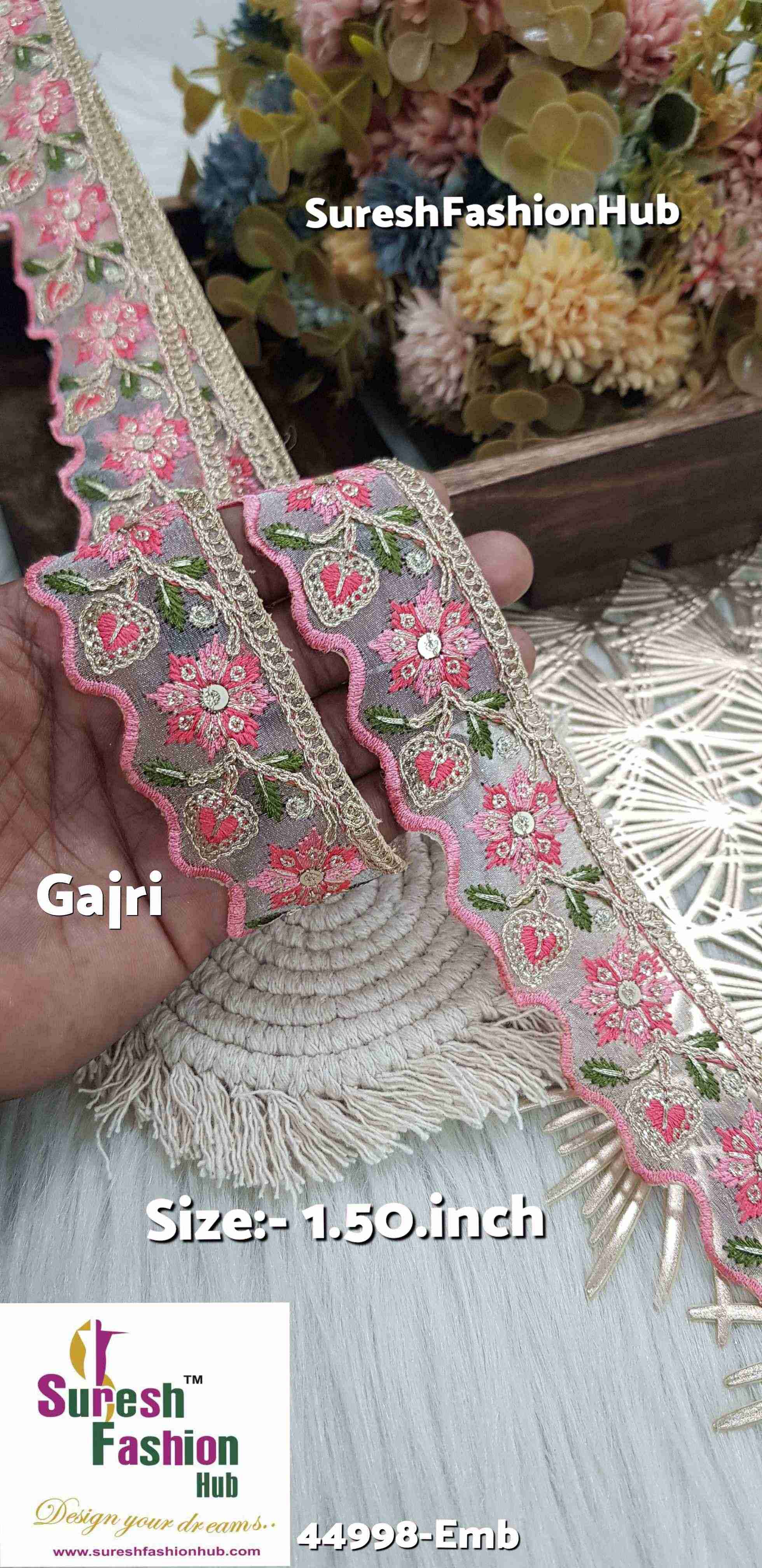 Gajri Floral Organza Lace