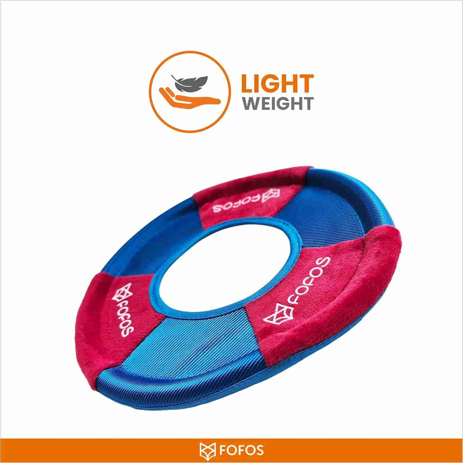 Barkbutler Fofos Born Wild Frisbee for Dogs Red