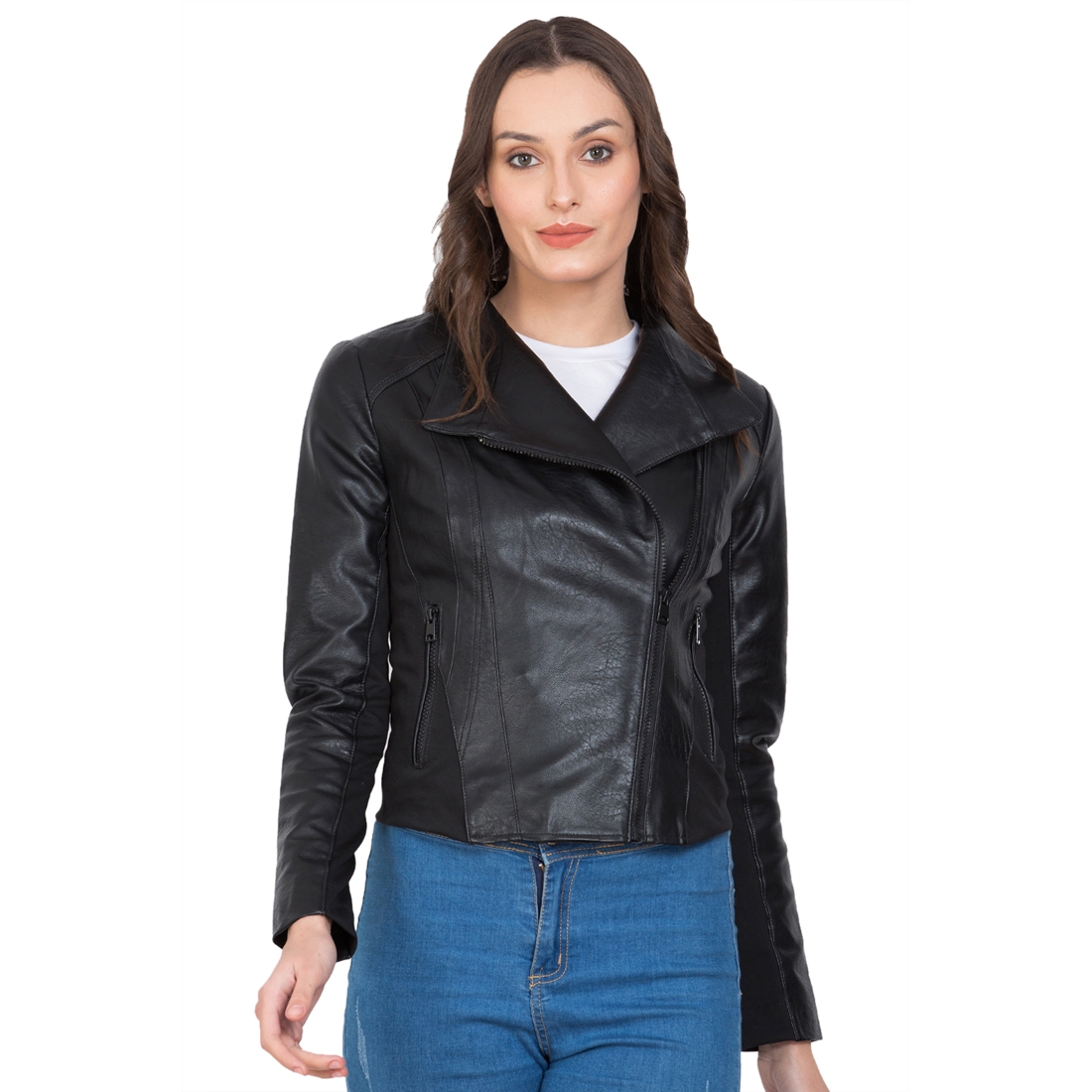 Justanned | JUSTANNED CARBON WOMEN LEATHER JACKET 0