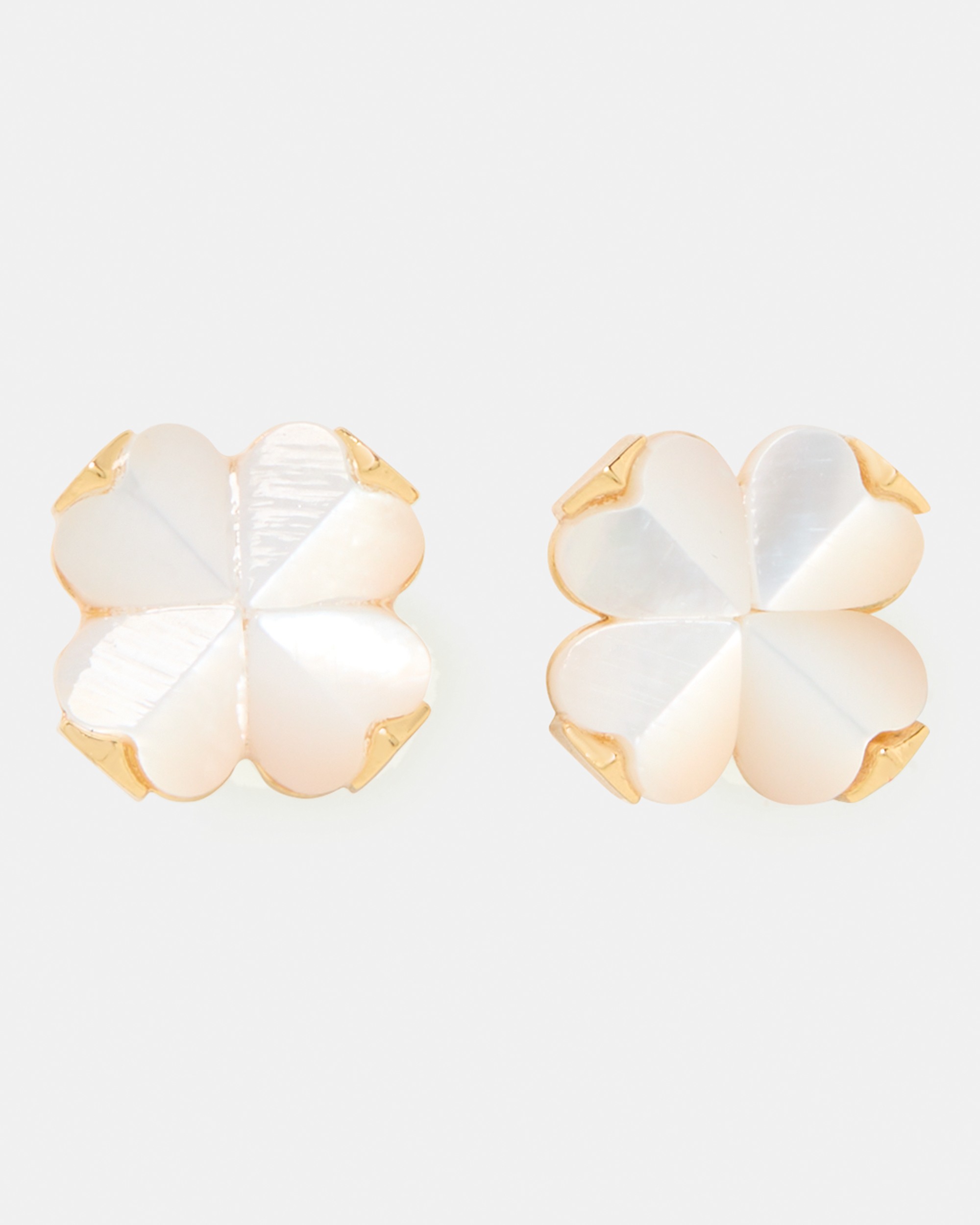 Spade Flower Studs