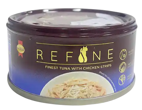 Smart Heart Refine Tuna with Chicken Strips Adult Wet Cat Food, 80 g