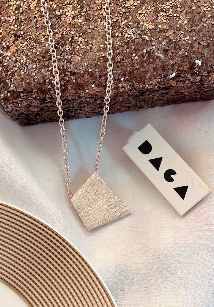 Abstract shape necklace