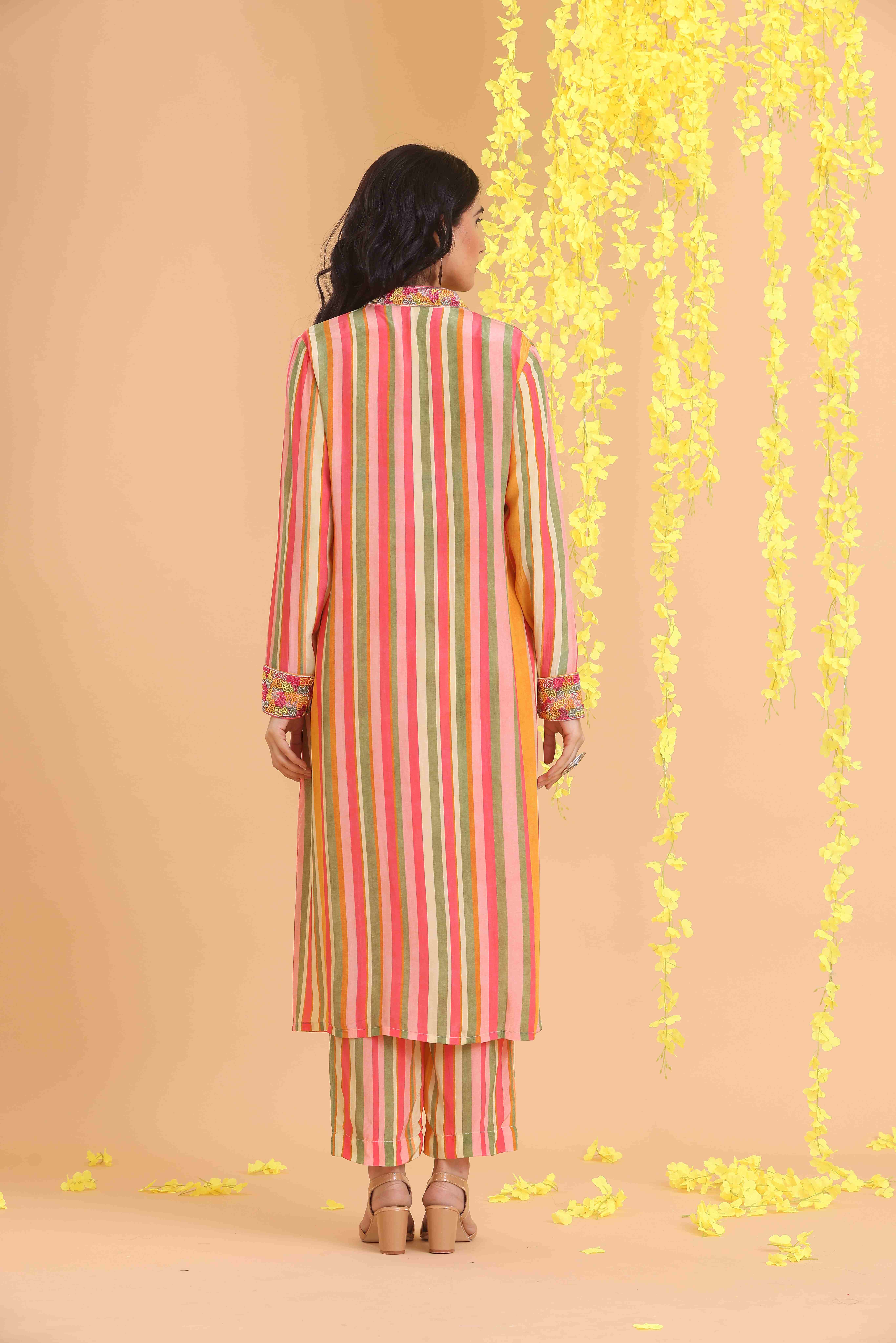Straight Cut Printed Kurta Set