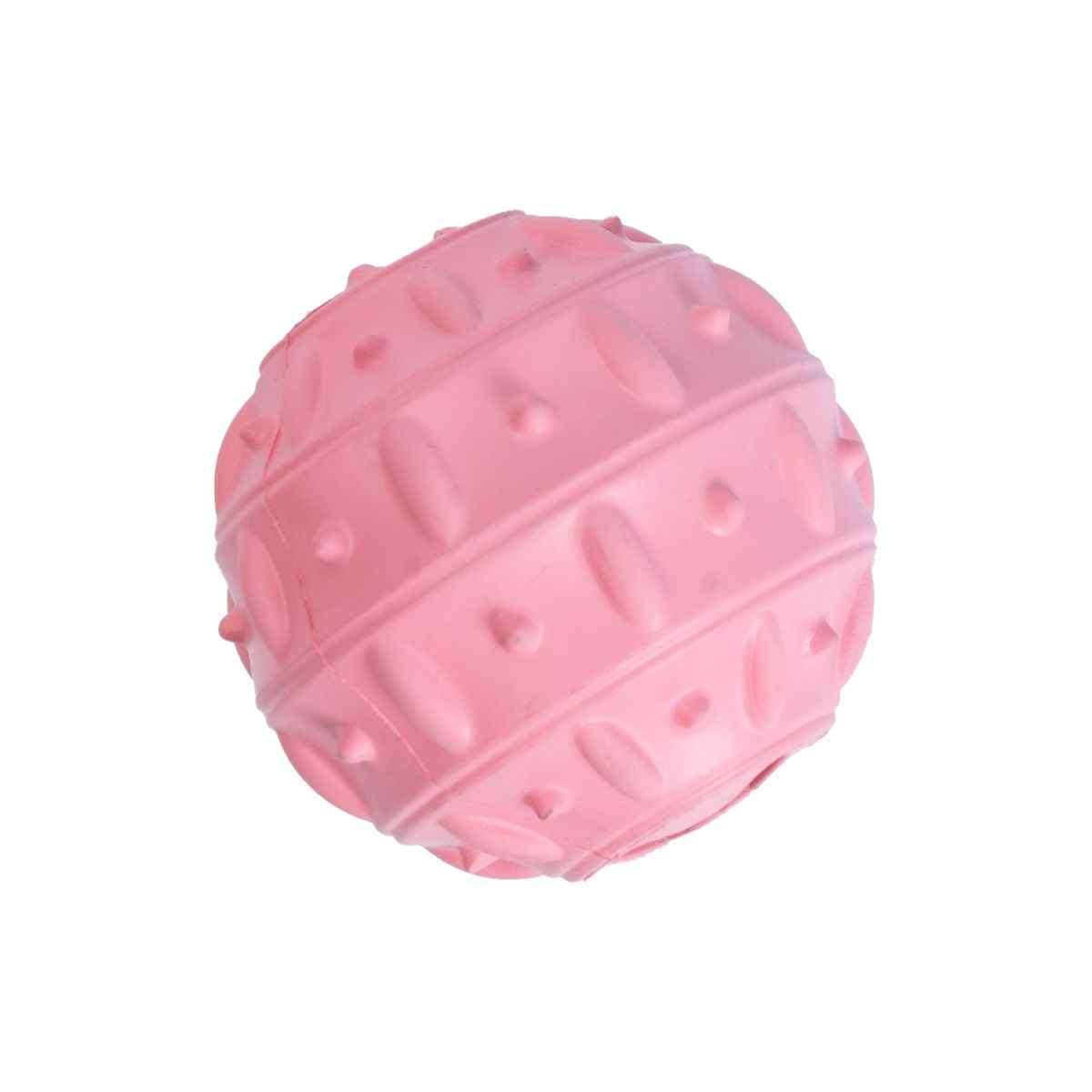 Ezra Play Bamboo Ball - Pink Rubber Toy