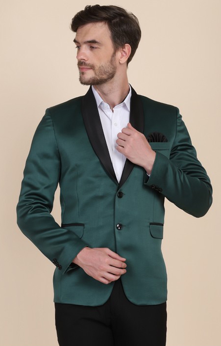 TAHVO | Tahvo Men Green Tuxedo 0