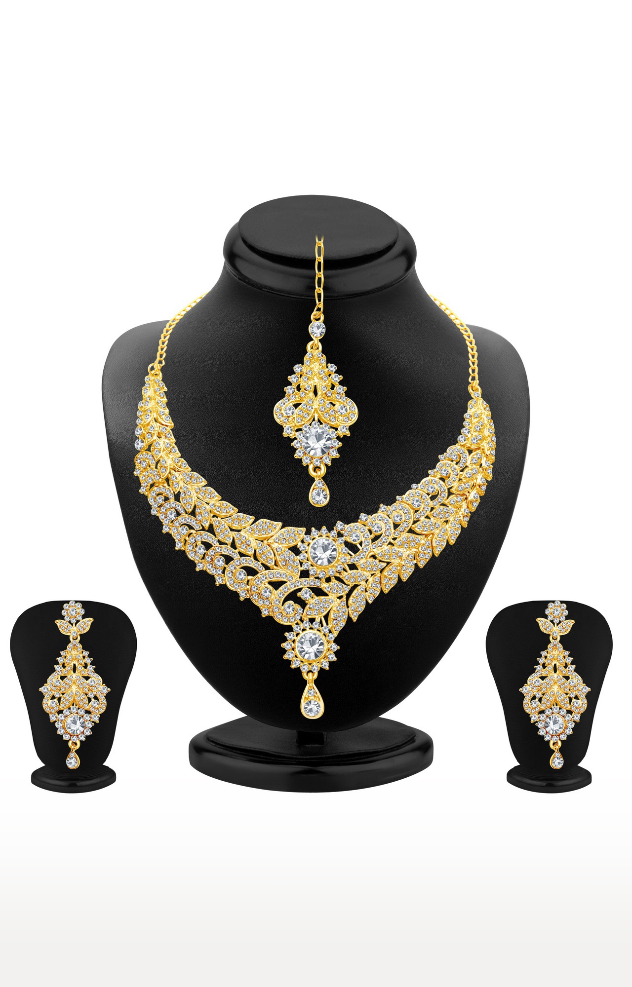 Gleaming Gold Necklace Set