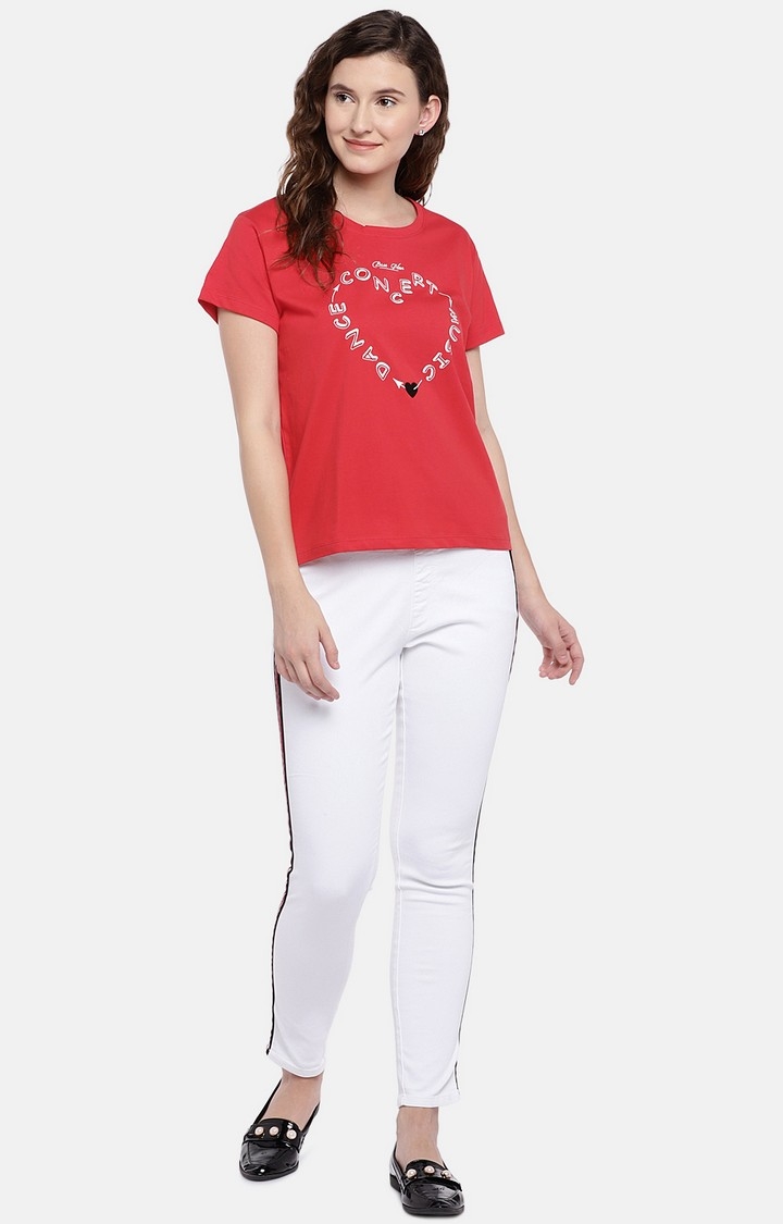 globus | Red Printed T-Shirt 1