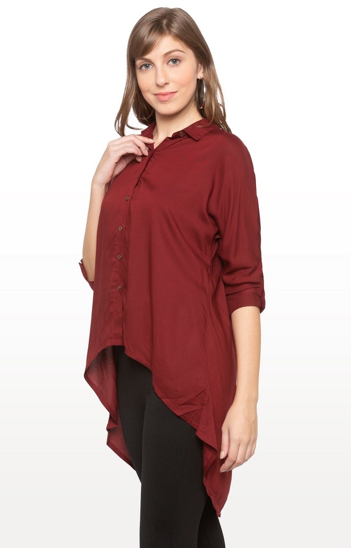 globus | Red Solid Casual Shirt 2