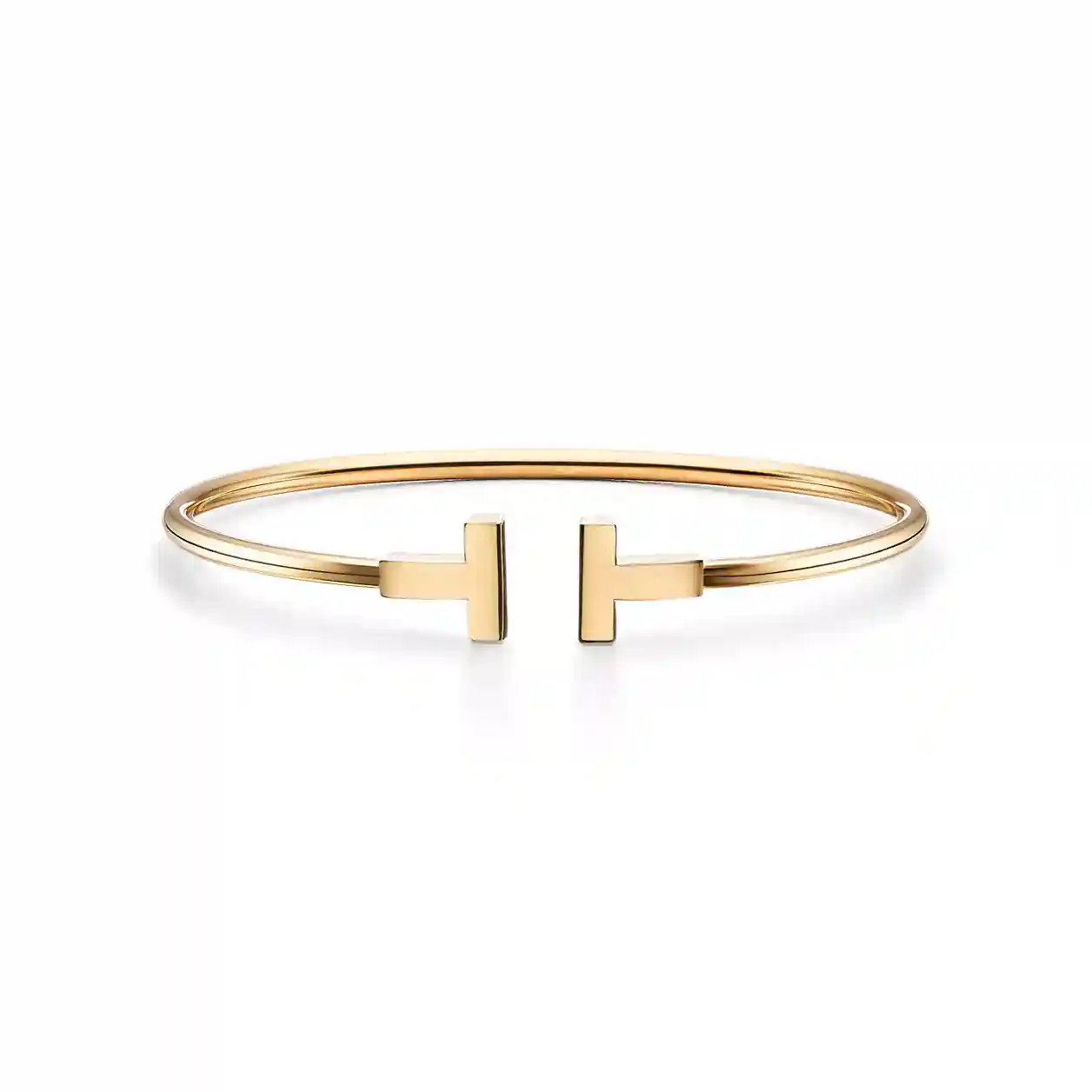 Tiffany T: Wire Bracelet in Yellow Gold