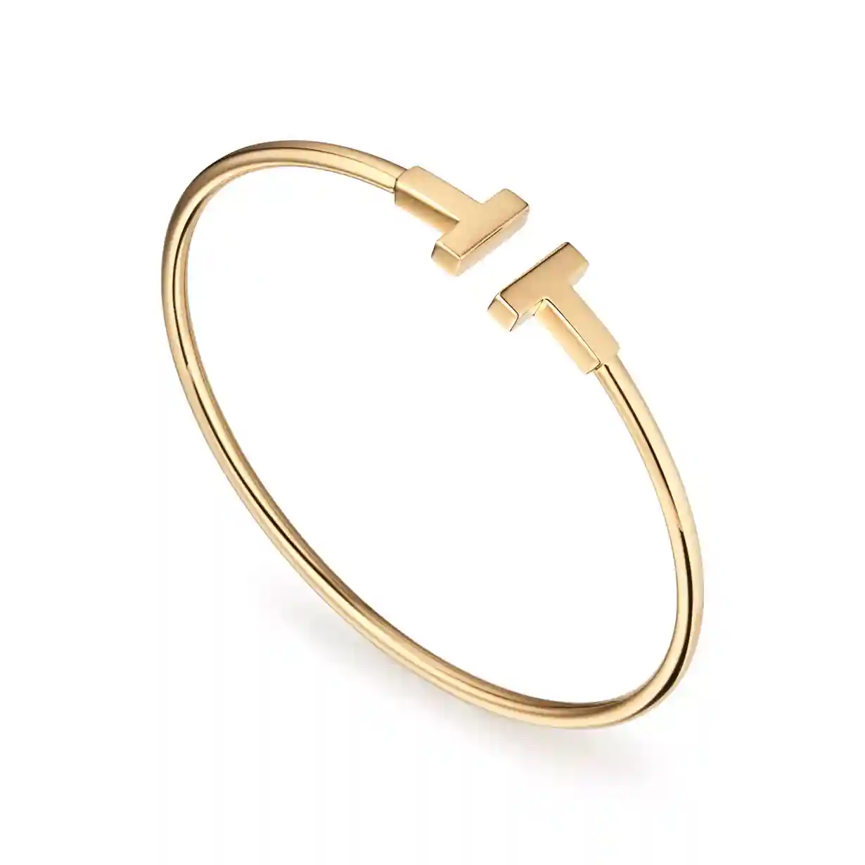 Tiffany T: Wire Bracelet in Yellow Gold