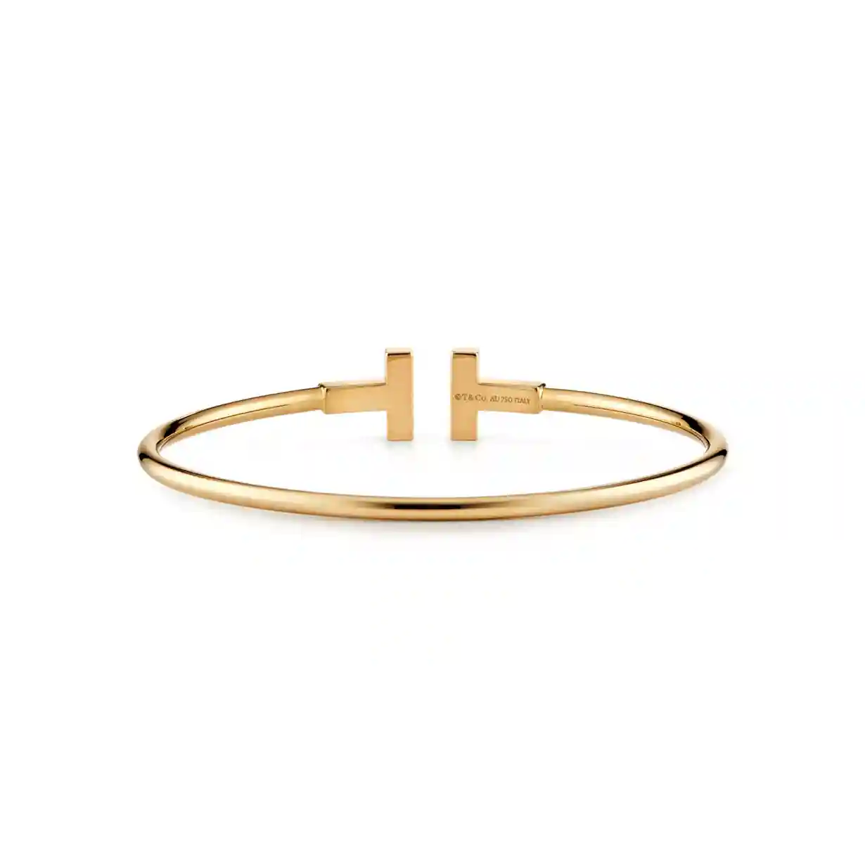 Tiffany T: Wire Bracelet in Yellow Gold