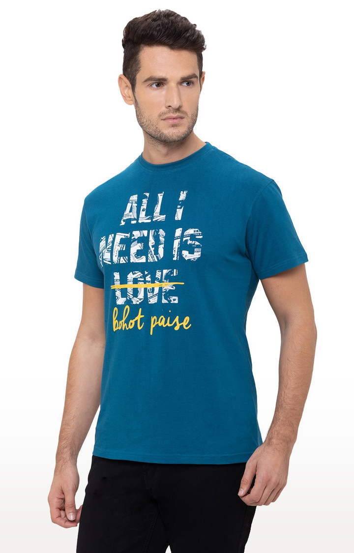 globus | Blue Printed T-Shirt 2