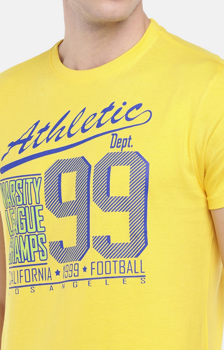 globus | Yellow Printed T-Shirt 4