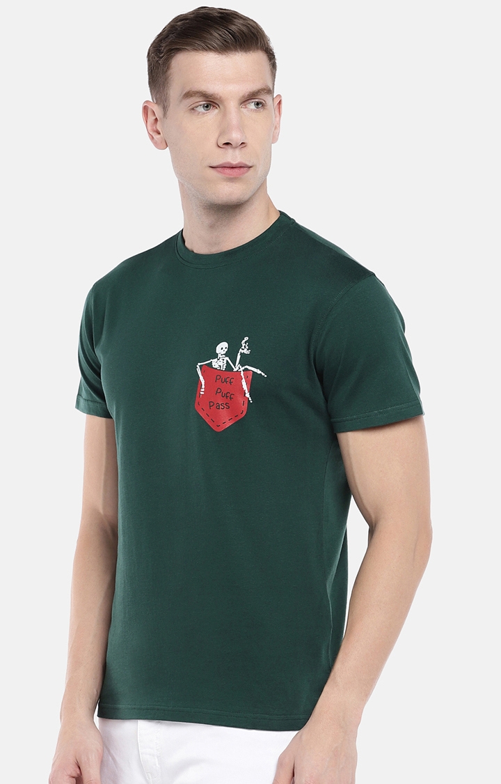 globus | Green Printed T-Shirt 2