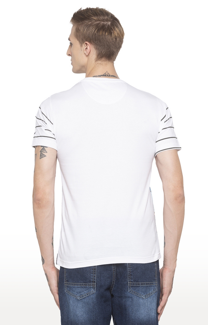 globus | White Striped T-Shirt 3