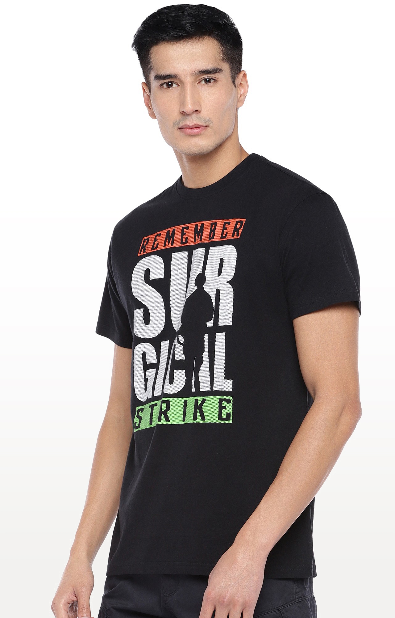 globus | Black Printed T-Shirt 2