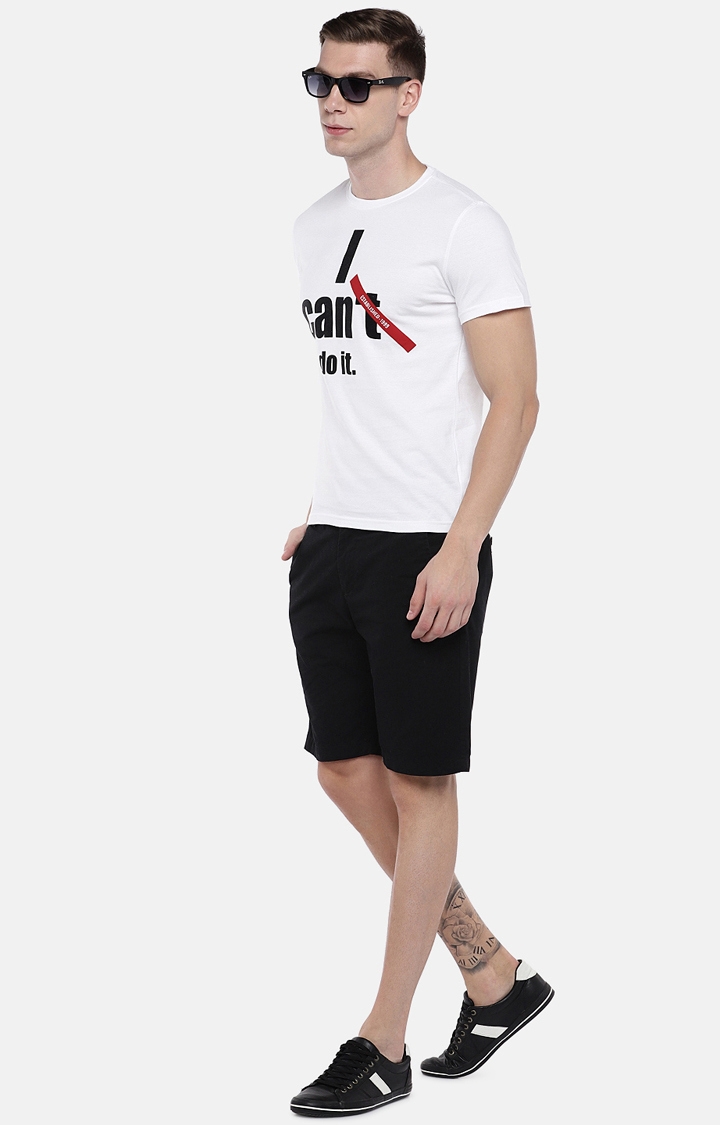 globus | White Printed T-Shirt 1