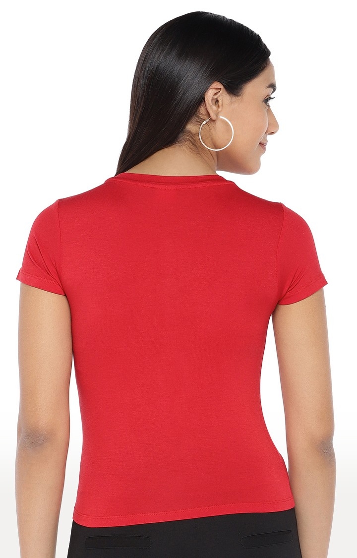 globus | Red Solid T-Shirt 3