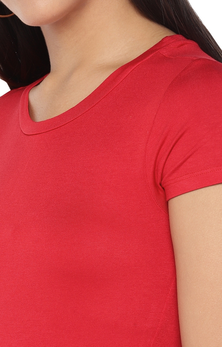 globus | Red Solid T-Shirt 4
