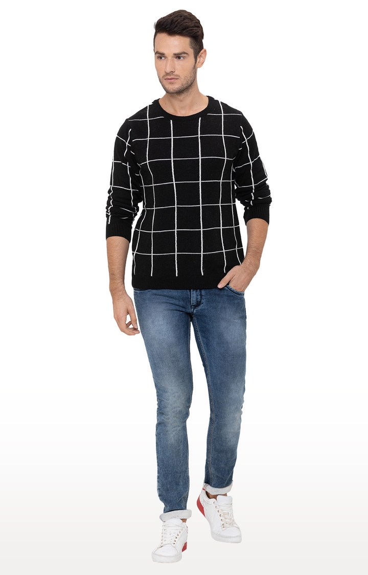 globus | Black Checked Sweater 1