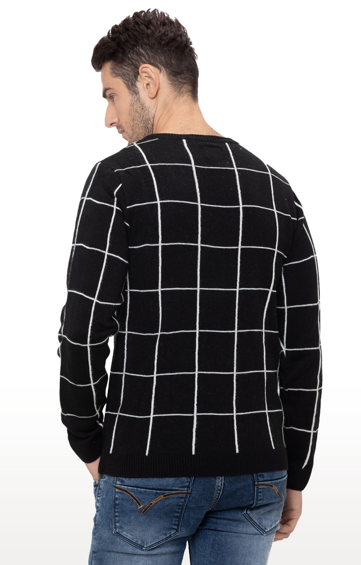 globus | Black Checked Sweater 3
