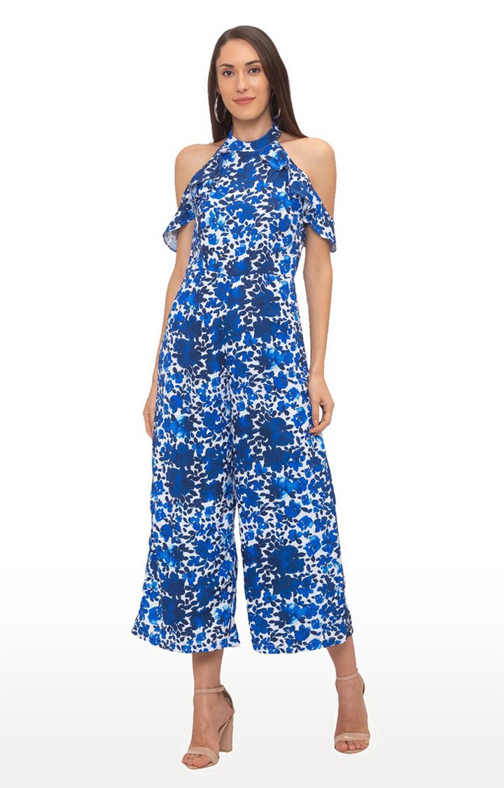 White Printed Jumpsuit