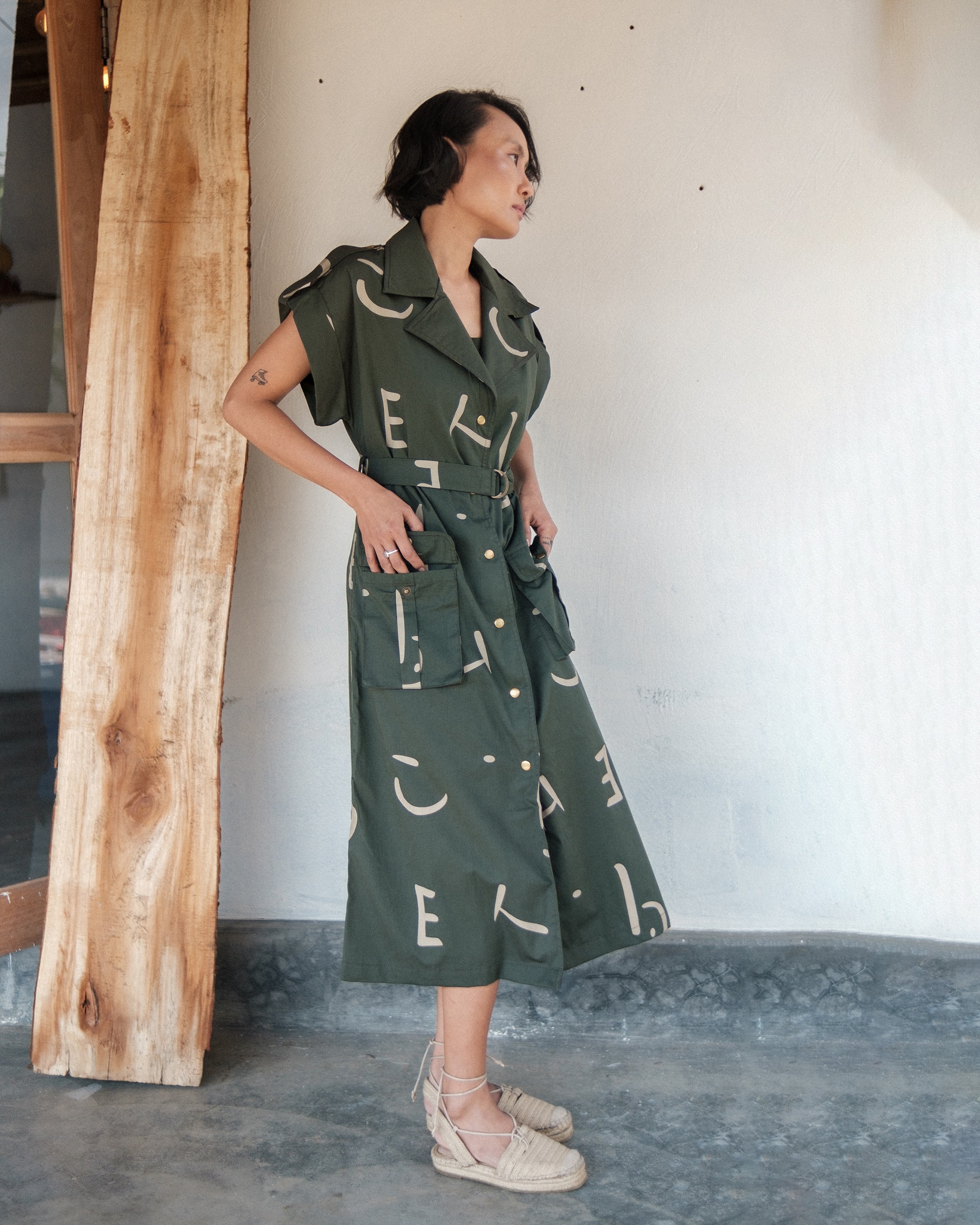 Harajuku Trench - Printed