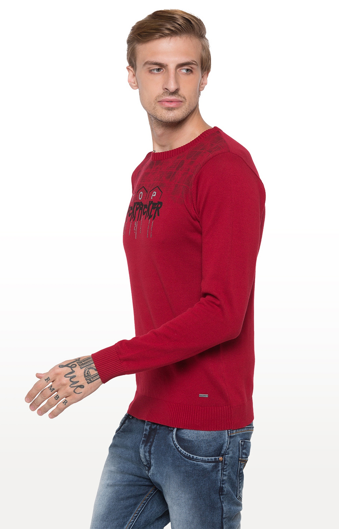 globus | Red Printed Sweatshirt 2