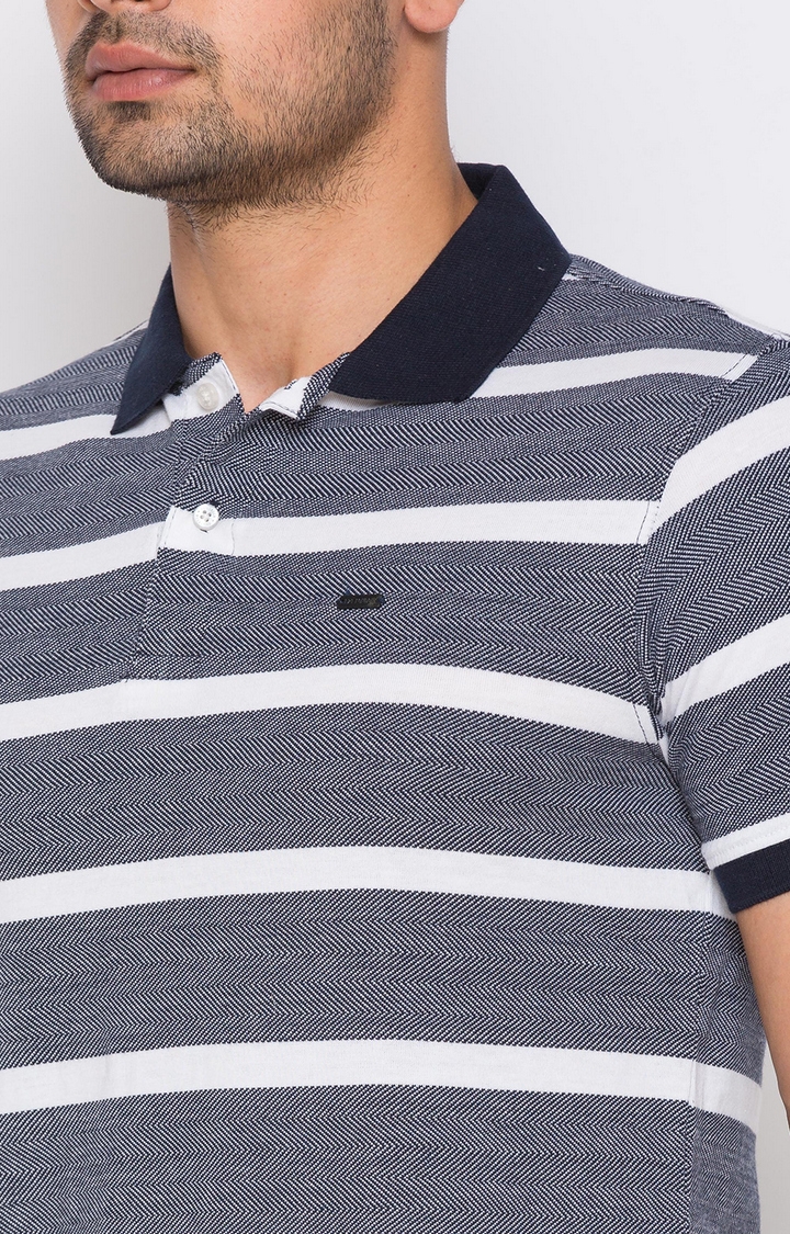 globus | Blue Solid Polo 4