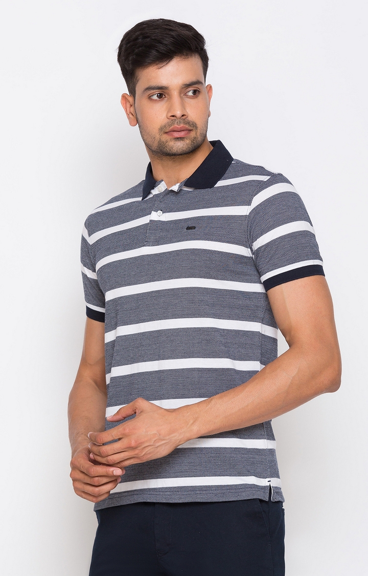 globus | Blue Solid Polo 2