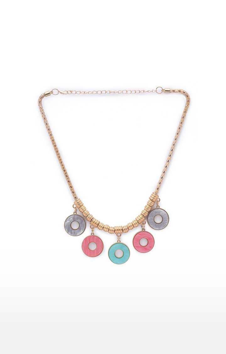 Buy online Multi Colored Metal Statement Necklace from fashion jewellery  for Women by Imli Street for ₹889 at 40% off | 2024 Limeroad.com