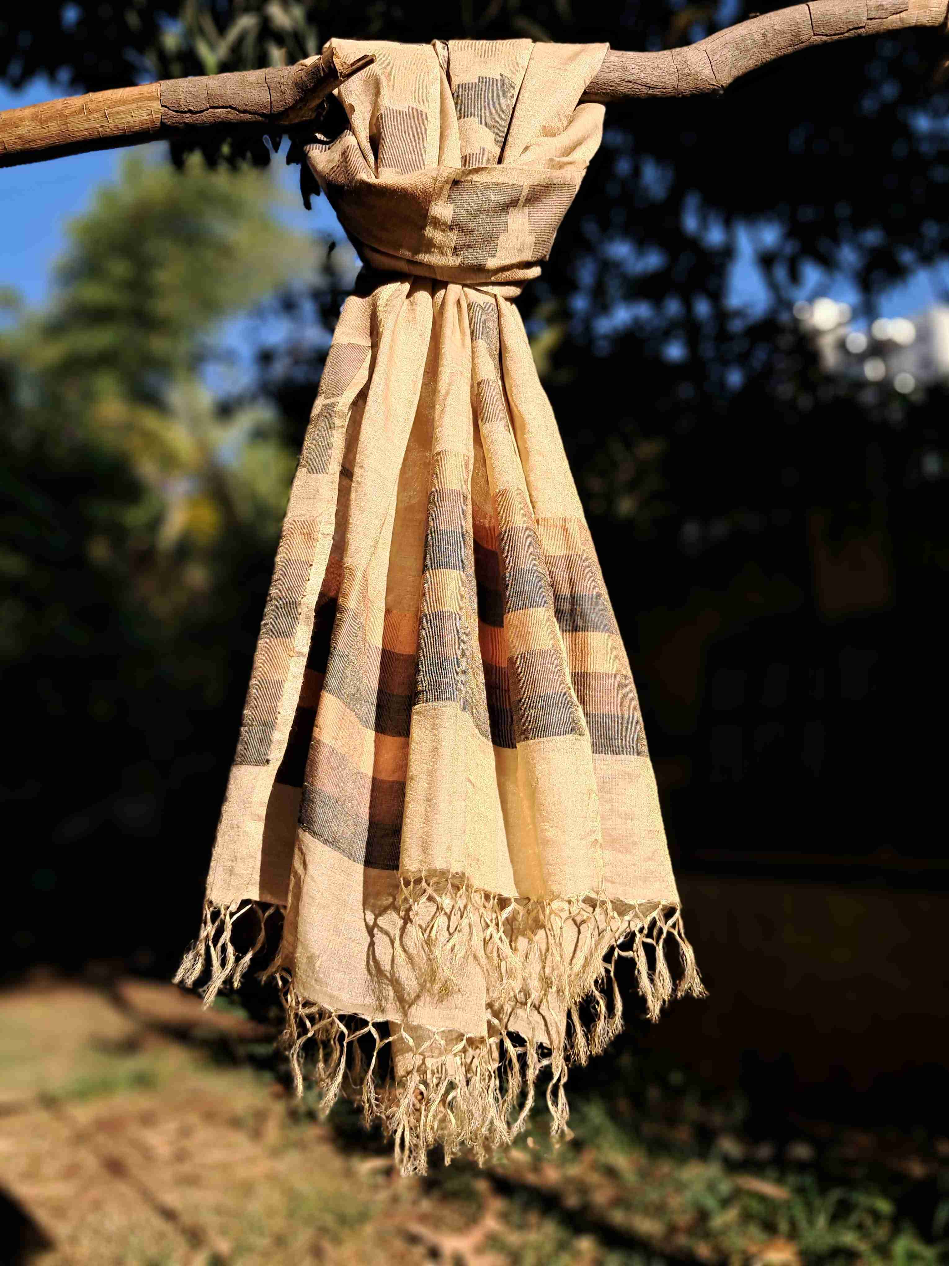 Munga Tussar Silk Dupatta